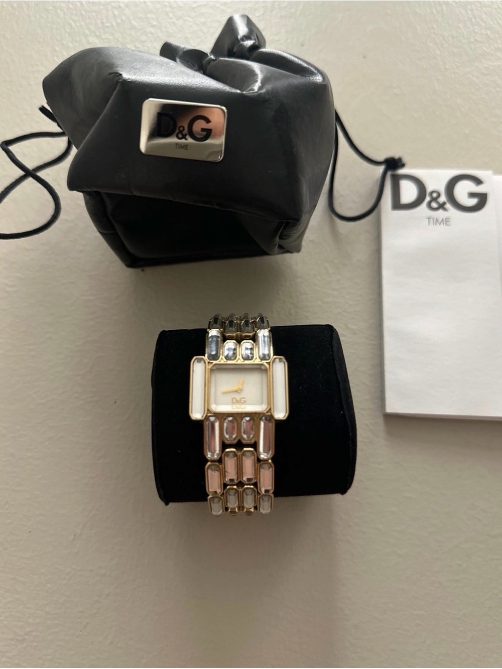 D&G Two-Tone Gold and Silver Women's Bracelet Watch